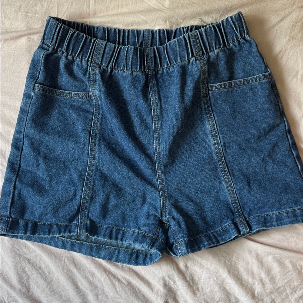 Vintage Denim Blue Women's Shorts